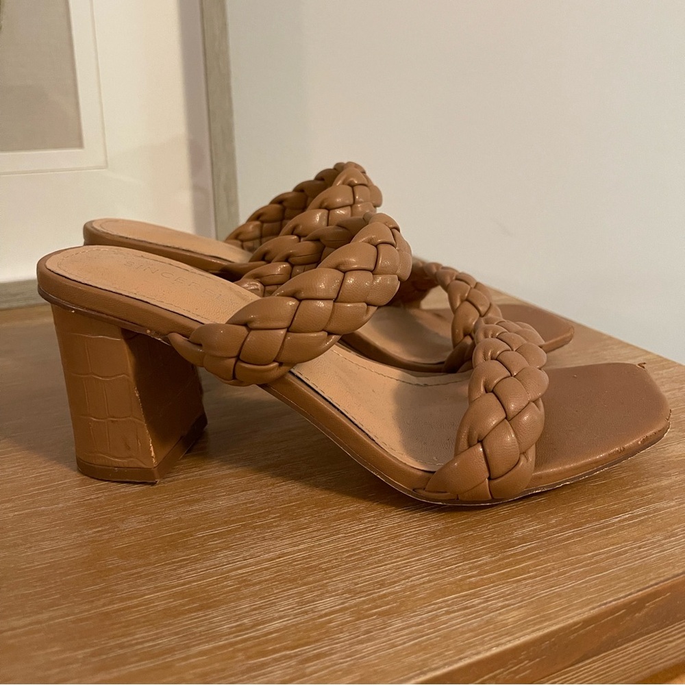 Women’s braided heels